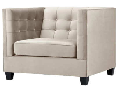 Armchair Textile Fabric loft Gray Creative Furniture new Modern Living room